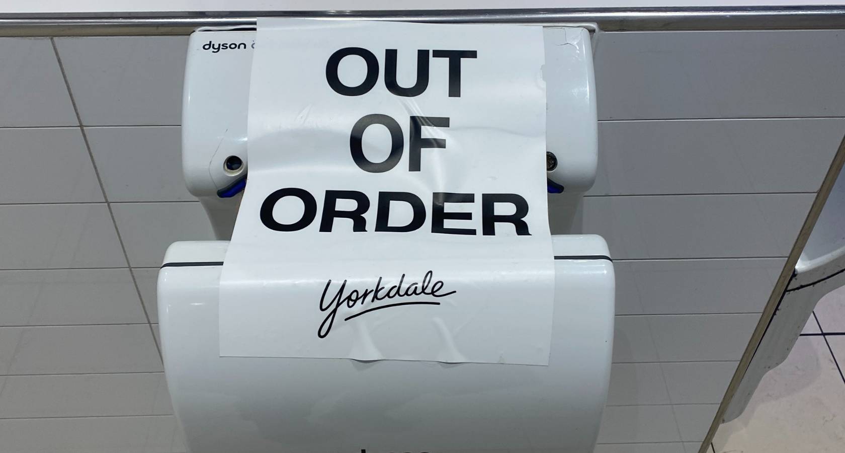 SaniCover hand dryer covers example 1
