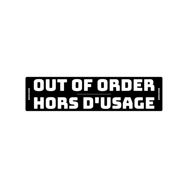 SaniCover out of order labels example 4
