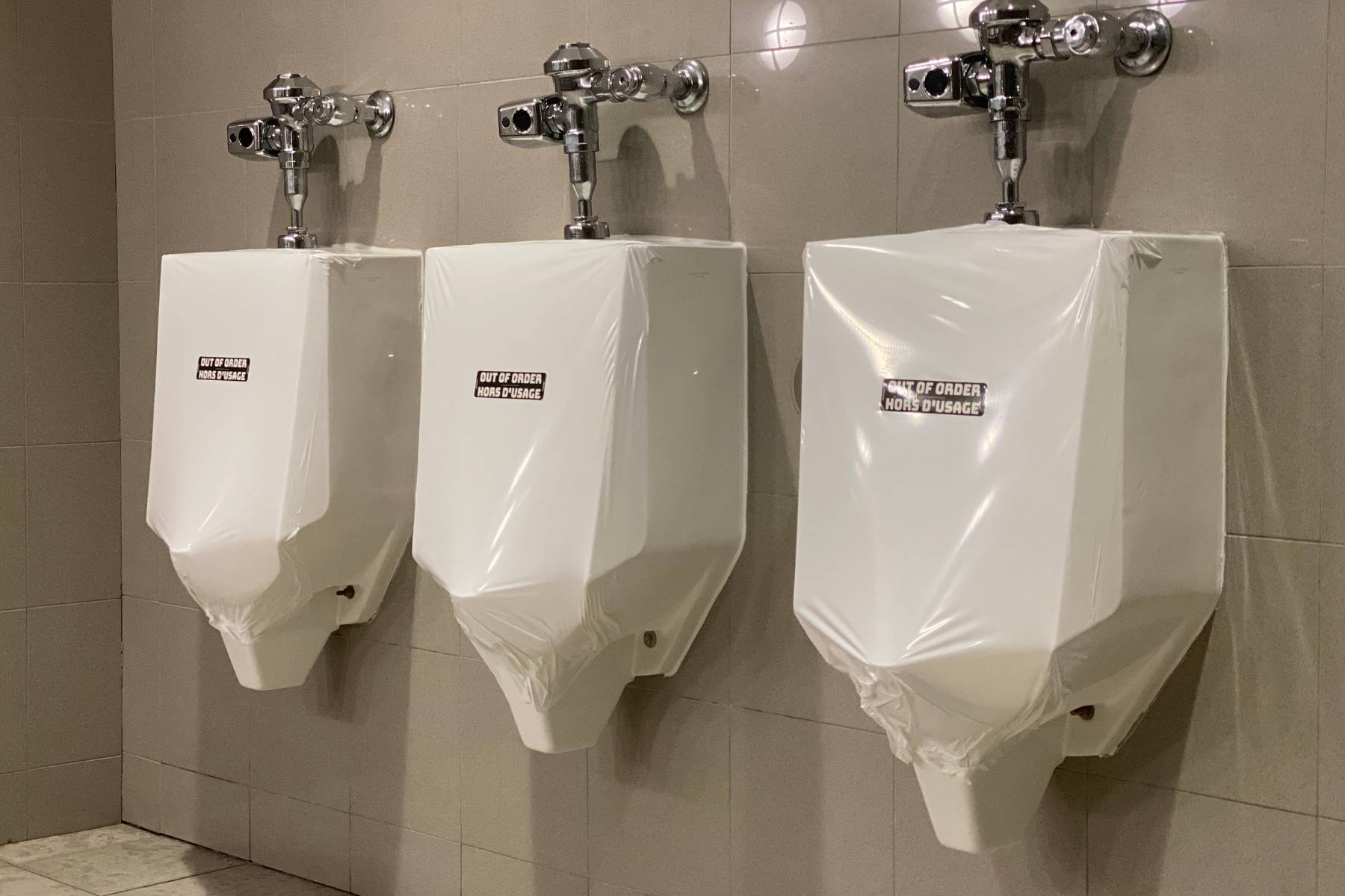 urinal wraps